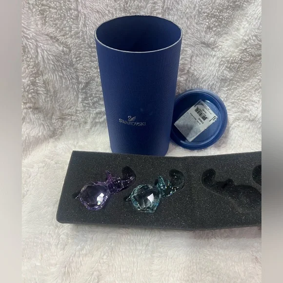 Swarovski Elephants in Love “Paul & Paula” Figurine Collectible with Box - Picture 2 of 4